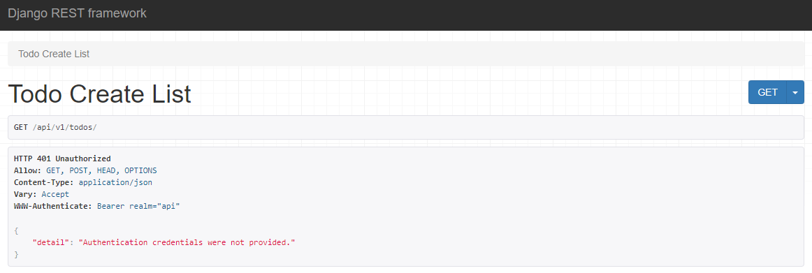 drf-IsAuthenticated